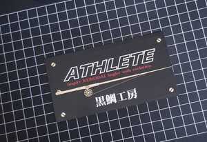 貴重　黒鯛工房 ATHLETE アスリート ステッカー シール/ちぬ倶楽部 チヌ 銀鱗 