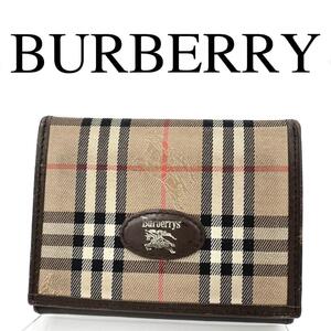 BURBERRY バーバリー カードケース パスケース ノバチェック レザー