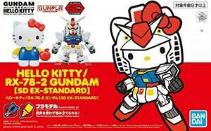 SDガンダムEXスタンダード ハローキティ/RX-78-2 ガンダム 色分け済みプラ (中古品)