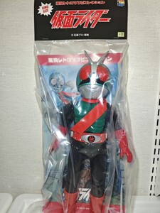 新品未開封 仮面ライダー新2号(細ライン)(キングサイズ) 面とれ 東映レトロソフビコレクション メディコムトイ MEDICOM TOY ソフビ Sofvi