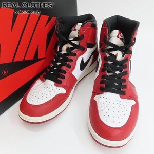 NIKE/ナイキ AIR JORDAN 1 RETRO HIGH/エアジョーダン1 シカゴ (2015) 555088-101/28.5 /080