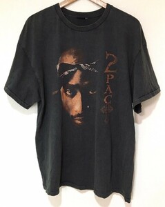 90s アメリカ USA製 ビンテージ バンド T 両面プリント 2パック Tee 2pac Vintage Band Hip Hop Tシャツ made in usa