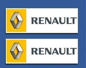 送料無料 海外 ◇ ルノー RENAULT C 50mm 2枚セット ステッカー シール