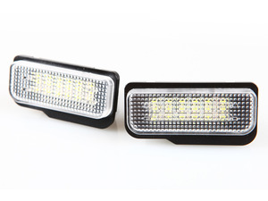 新品 メルセデスベンツ用 W203 ワゴン W211 CLSクラスW219 LED 36連ナンバー灯 ライセンスランプ LL-00026