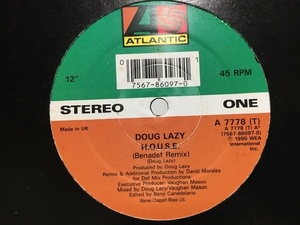 DOUG LAZY H.O.U.S.E 12inch ダグ レイジー DAVID MORALES 