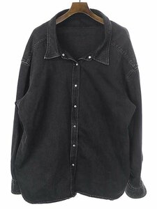 BALENCIAGA バレンシアガ 17SS ピンチドカラースウィングデニムジャケット ブラック 38 IT32IHGGQW1W