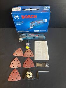 【送料無料】★美中古★ BOSCH Pro BOSCH 10.8V コードレスマルチツール GMF10.8V-28H 3.0Ahバッテリー付 セット まとめ 電動工具 ボッシュ