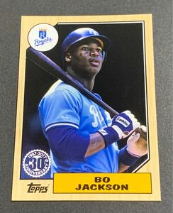 2017 Topps 1987-2017 30 Anniversary Bo Jackson 87T-3 Royals MLB ボージャクソン　ロイヤルズ　インサート　メジャーリーグ