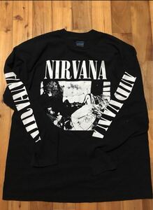 超希少　nirvana bleach long sleeve tシャツ　カートコバーン 