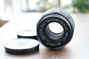 極美品 分解清掃済み Helios-44M-6 58mm f2 ヘリオス M42 ぐるぐるボケ オールドレンズ 単焦点 3