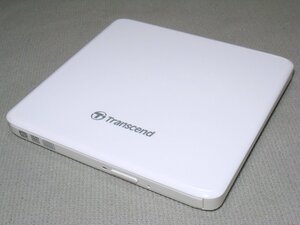 【中古】Transcend バスパワー対応極薄ポータブルDVDドライブ TS8XDVDS-W