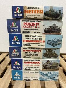 ITALERI 未組立 プラモデル イタレリ 1:35 PANZER SHERMAN KANGAROO 1:72 戦車 プラモ 当時物