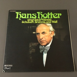 [i07]/ 独盤 2LP /『ハンス・ホッター / Hans Hotter / Singt Bach, Handel, Schubert, Brahms, Wolf』/ C 147-01 633/34