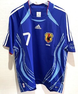 サッカー日本代表　2006 HOME S/Sユニフォーム#7　中田英寿　L