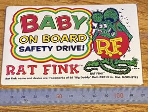 RAT FINK BABY ON BOARD SAFFTY DRIVE stickerステッカー