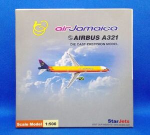 Star Jets 1/500 エア・ジャマイカ エアバス A321 ダイキャスト製 ジェット旅客機 ミニカー スタージェッツ Airbus Air Jamaica