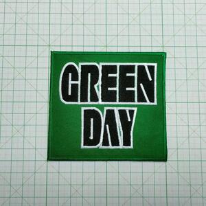 *◆ グリーン デー ワッペン GREEN DAY ◆ アイロン接着OK