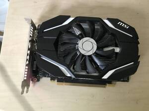 F24★中古品 通電確認済み MSI GeForce GTX1050 Ti 4G OCV1 グラフィックボード★