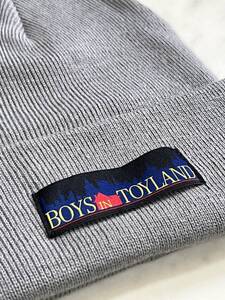 【美品】Boys In Toy Land ボーイズ イン トイ ランド【BIT-23FW-601 CITY LOGO BEANIE】シティロゴ ビーニー グレー