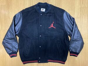 90’s NIKE JORDAN ジョーダン スタジャン スタジアムジャケット XL 相当 105 Bulls ブルズ　NBA