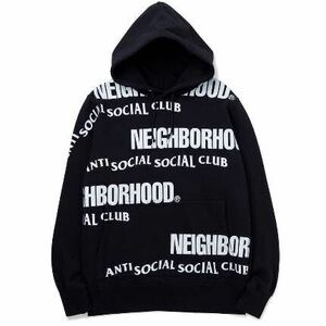 NEIGHBORHOOD × ANTI SOCIAL SOCIAL CLUB ASSC C-HOODED LS BLACK ネイバーフッド アンチソーシャルソーシャルクラブ パーカー 黒 Lサイズ