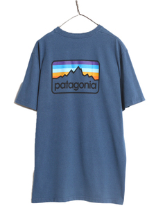 17年製 パタゴニア 両面 プリント 半袖 Tシャツ メンズ XL 古着 Patagonia アウトドア イラスト グラフィック バックプリント クルーネック