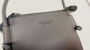 BEAUTY&YOUTH UNITED ARROWS ユナイテッドアローズ ジッパー ショルダーバッグ ショルダーバッグ レザー カードケース 財布 バック0493