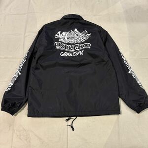 24SS 新品 MASSES マシス PORKCHOP ポークチョップ NYLON JKT HOG P コーチジャケット L