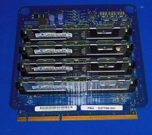 ★動作品から外し、古いので保証なし★RAM FB-DIMM 4GB×4枚（計16GB） SAMSUNG DDR2 555 送料：520円～