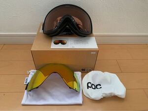 極美品　poc VITREA WF URANIUM BLACK / JAPAN FIT ゴーグル