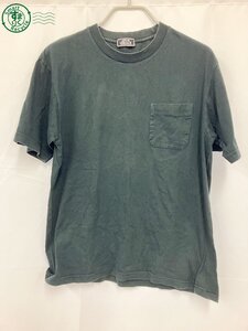 BA0602217　■VERSACE ヴェルサーチ Tシャツ カットソー 半袖 無地 シンプル ブラック系 サイズ M 中古品 used品