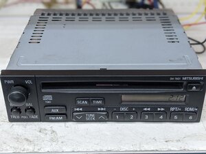 ミツビシ純正　ＤＨ－７６０１　ＡＭ、ＦＭ、ＣＤデッキ　　中古品