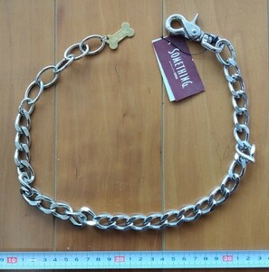 チェーン 首輪 Metal Collar ①123　有効範囲 48～60㎝ 体重制限35㎏ SOMETHING Produced by EDWIN ㈱ エドウィン 日本製　4942262140123