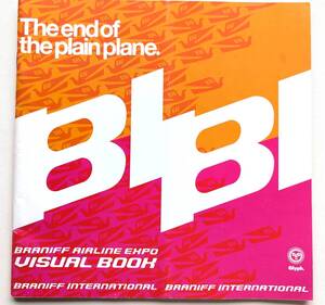 ■送料無料!BRANIFF AIRLINE EYPO VISUAL BOOK ブラニフエアライン ビジュアルブック ブラニフ航空 The end of the plain plane■