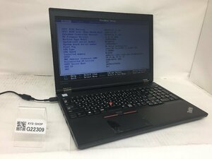ジャンク/ LENOVO 20JRS02A00 ThinkPad L570 W10DG Intel Core i5-6200U メモリ8.19GB SSD256.06GB 【G22309】