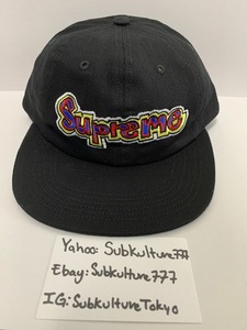 【新品】 Supreme GONZ 5 Panel Snapback　シュプリーム　Box Logo rare new キャップ ブラック　帽子　希少