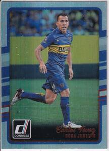 2016-17PANINI DONRUSS　NO.43　CARLOS TEVEZ　パラレルカード　カルロス・テベス　ボカ・ジュニオール