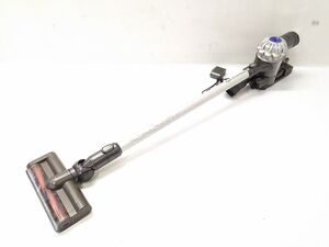 □動作品 Dyson ダイソン DC62 V6 サイクロン式 コードレスクリーナー モーターヘッド 掃除機 ツール ブラケット 充電機付 1113-40 @140□