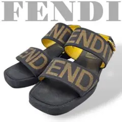 FENDI フェンディ レディース　厚底サンダル ズッカ 22.5cm 0504