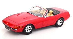 KK-Scale 1/18 フェラーリ 365 GTB デイトナ スパイダー 1971 レッド Ferrari DAYTONA SPIDER ミニカー KKDC180621