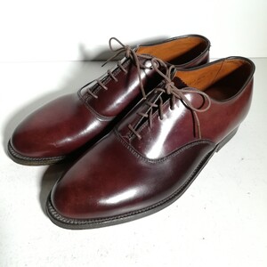 c0460 【未使用に近い】 ★オールデン Alden★ 934 コードバン プレーントゥ 7 1/2 B/D バーガンディ シューズ ビジネス 革靴 紳士靴 本革