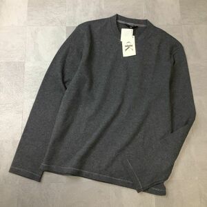 新品 タグ付き Calvin Klein CK カルバンクライン ロングスリーブ メンズ Mサイズ グレー