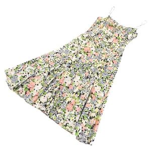 [S00268] ◆美品◆ジルスチュアート シルク ドレスワンピース 花柄 size2