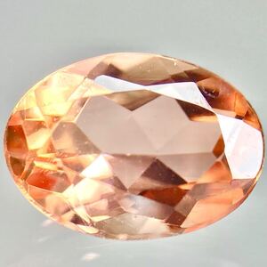 1円〜!!ソ付!!〔天然インペリアルトパーズ1.165ct〕d 約7.3×5.3mm ルース 裸石 宝石 ジュエリー imperial topaz BE9/BE9 テEA0 w4 マ29