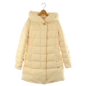 ウールリッチ WOOLRICH PUFFY PRESCOTT PARKA ダウンコート アウター ジップアップ M アイボリー /HK ■OS レディース