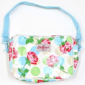 Cath Kidston キャス キッドソン 花柄PVCショルダーバッグ ホワイト