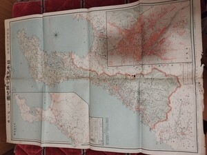 大日本交通分県地図　其六　石川県　大正13年　　古地図　戦前明治大正　S　