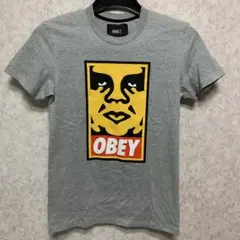 新品未使用【OBEY オベイ】USA製 プリントTシャツ グレー メンズ♦︎S♦︎