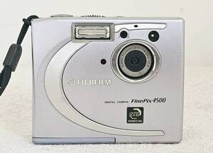 M-8418【同梱不可】980円～ 現状品　FUJIFILM/フジフィルム　FinePix 4500　コンパクト　デジタルカメラ　デジカメ　シルバー　通電不可　