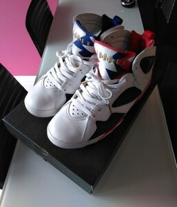 ※即決※ＡＩＲＪＯＲＤＡＮ　エアージョーダン７　Ⅶ　ＲＥＴＲＯ　ＯＬＹＭＰＩＣ　ＡＬＴＥＲＮＡＴＥ　オリンピック　２８ｃｍ